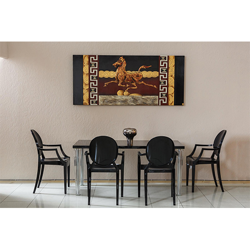 Обеденная группа KARTELL /Стол TOP TOP - Стул LOUIS GHOST/